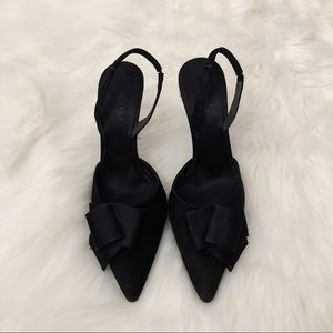 Calvin Klein Slingback Pointed Heels Black